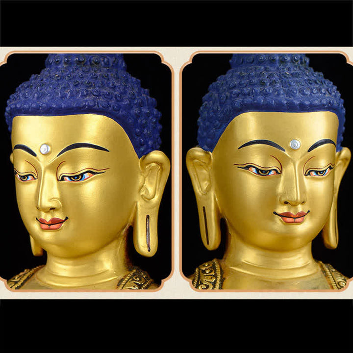 Buddha Stones Shakyamuni Compassion Copper Statue Decoration - image 10