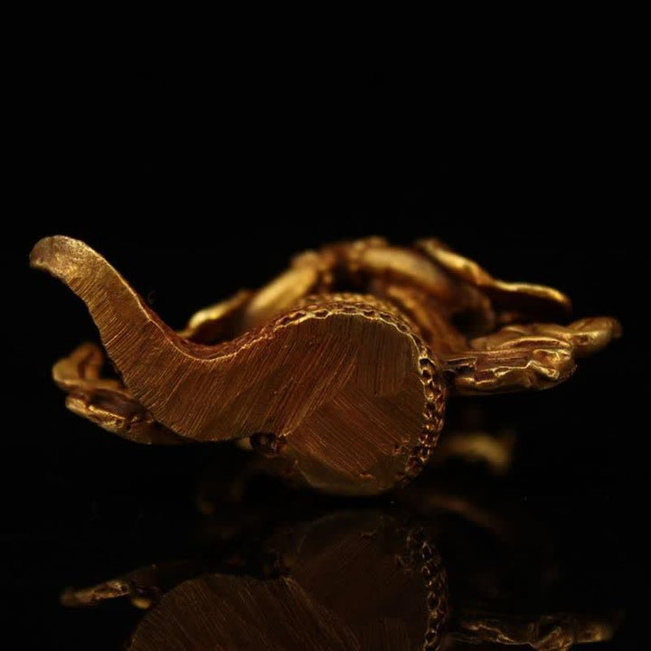 Buddha Stones Bodhisattva Nagarjuna Protection Copper Statue Decoration - image 10