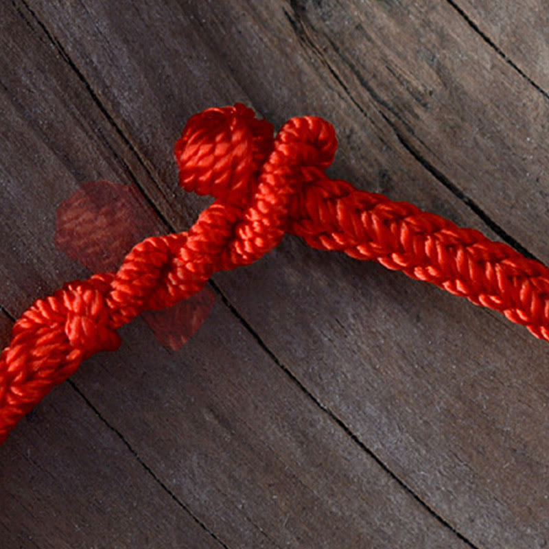 Buddha Stones Tibetan Handmade Eight Thread Peace Knot Protection Braided String Bracelet - image 4