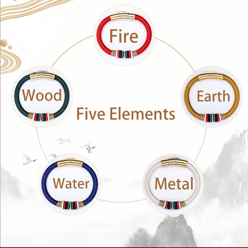 Buddha Stones Tibetan Handmade Colorful King Kong Knot Five Elements Luck Braid String Bracelet - image 4