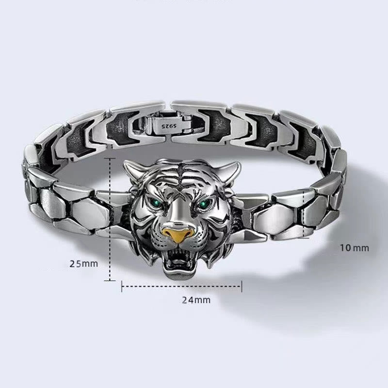 Buddha Stones Tiger Head Design Healing Bracelet - image 11