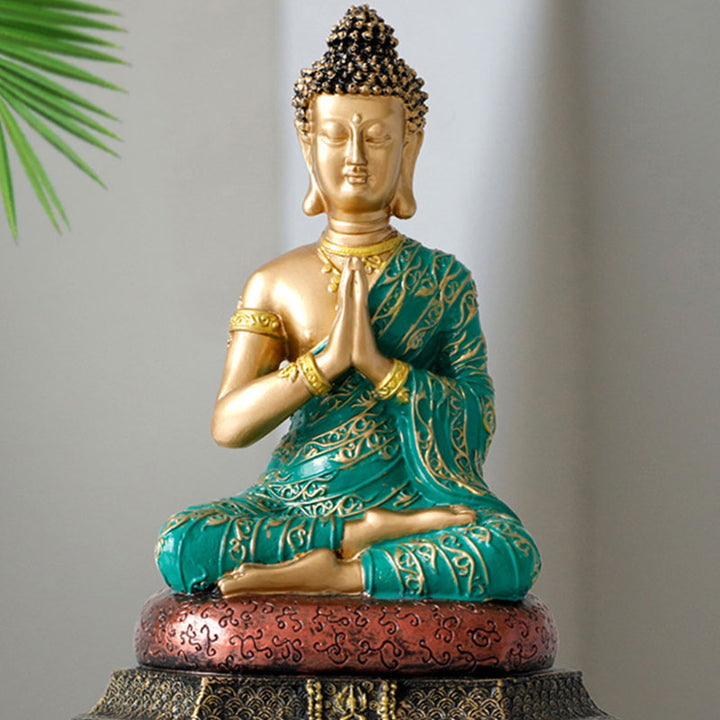 Buddha Stones Buddha Compassion Resin Statue Decoration - image 5