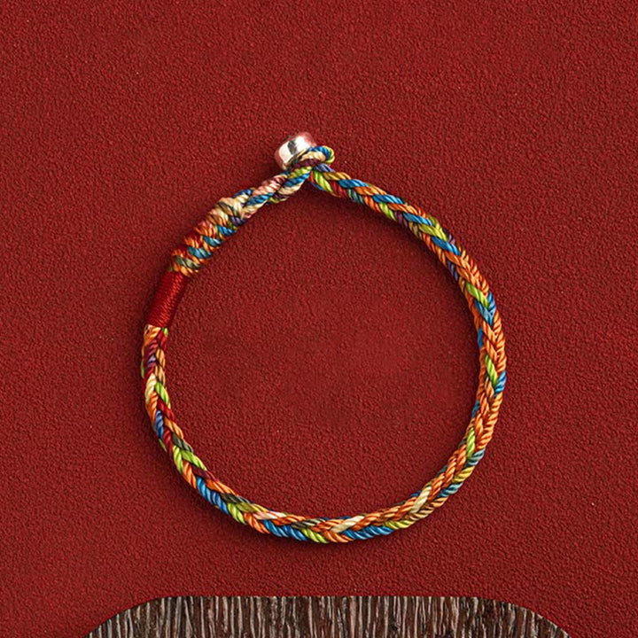 Buddha Stones "May you be healthy and happy" Lucky Multicolored Bracelet Includes Gift Message Card - image 10