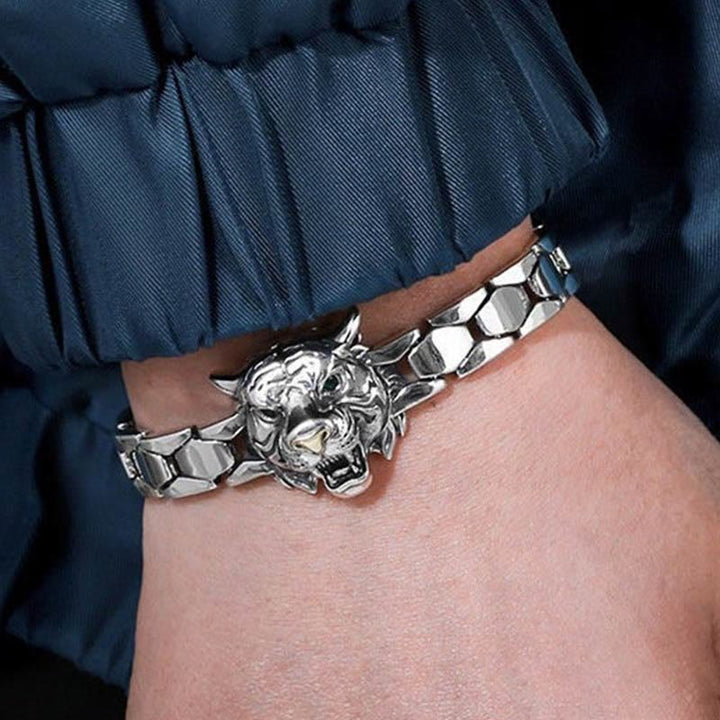 Buddha Stones Tiger Head Design Healing Bracelet - image 9