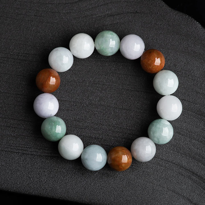 Buddha Stones Natural Jade Healing Protection Bracelet - Jade - image 0