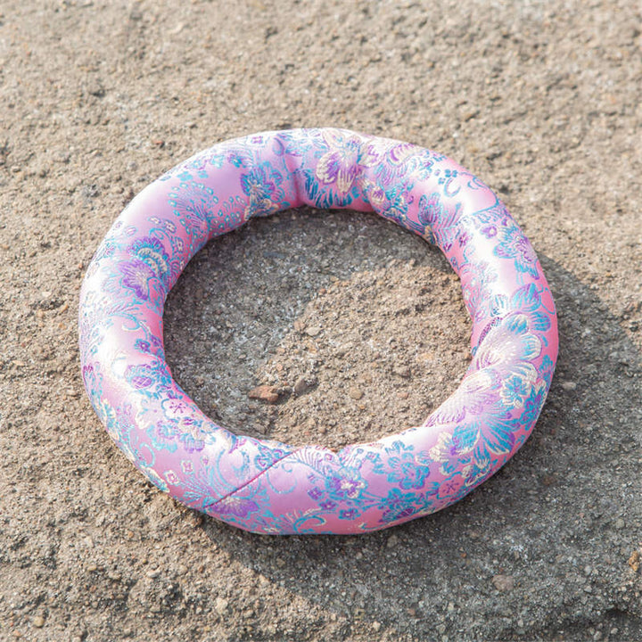 Crystal Singing Bowl Handcraft Cushion Ornament Decoration - image 1