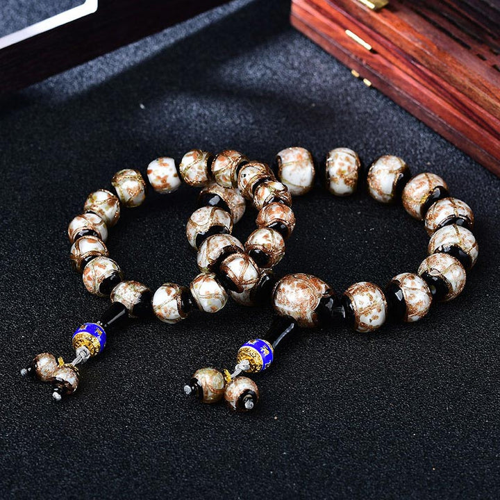 Tibetan Dragon Vein Agate Healing Bracelet - image 16