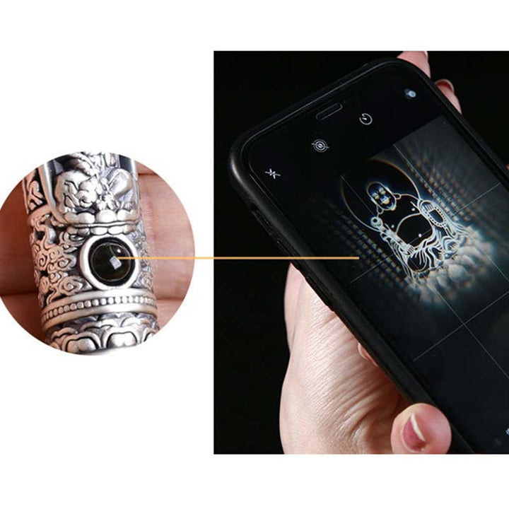 Buddha Stones Chinese Zodiac Natal Buddha Projection Prosperity Necklace Pendant - image 4