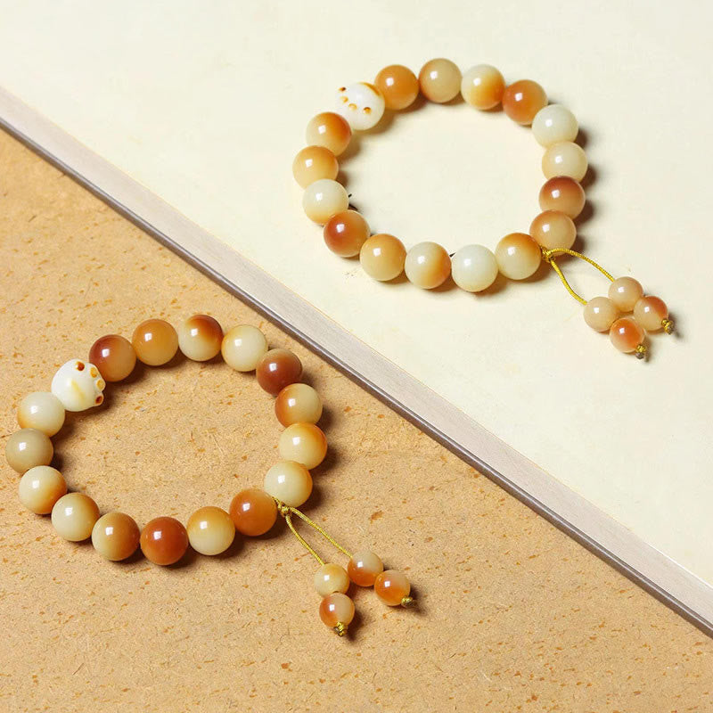 Buddha Stones Natural Bodhi Seed Lovely Paw Claw Peace Wisdom Bracelet - image 4