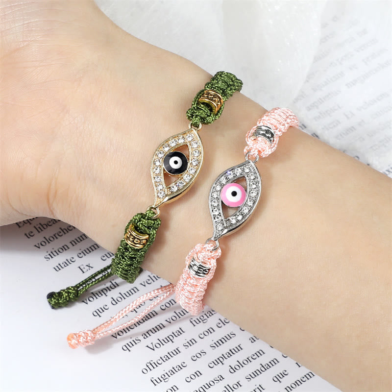 Buddha Stones Evil Eye Keep Away Evil Spirits String Bracelet - image 74