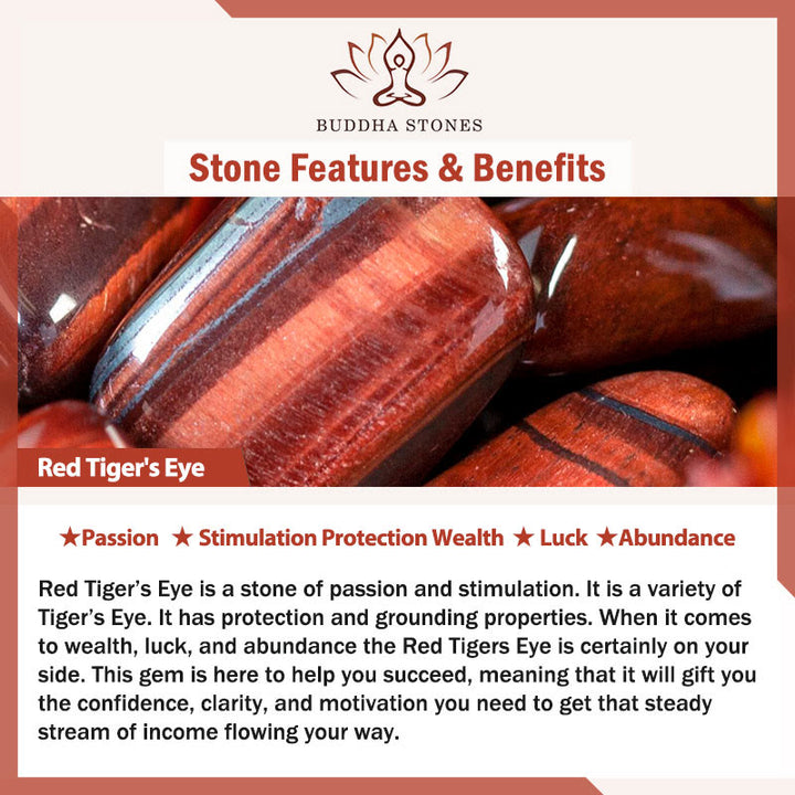 Buddha Stones Natural Tiger Eye Healing Bead Bracelet - image 8