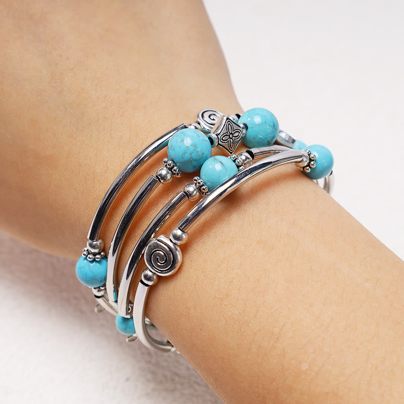 Buddha Stones Tibetan Turquoise Balance Bracelet - image 1