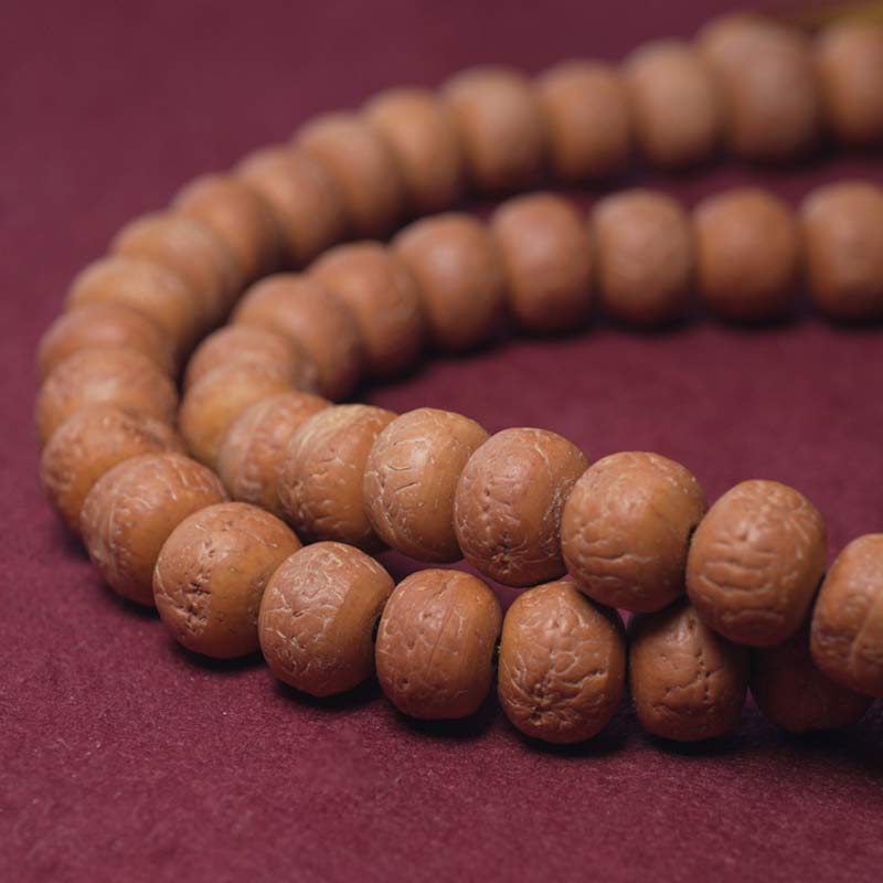 Buddha Stones 108 Mala Beads Bodhi Seed Dzi Bead Peace Tassel Bracelet - image 7