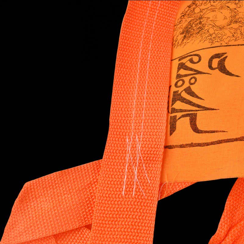 Buddha Stones Tibetan 5 Colors Windhorse Scriptures Auspicious Outdoor Prayer Flag - image 4