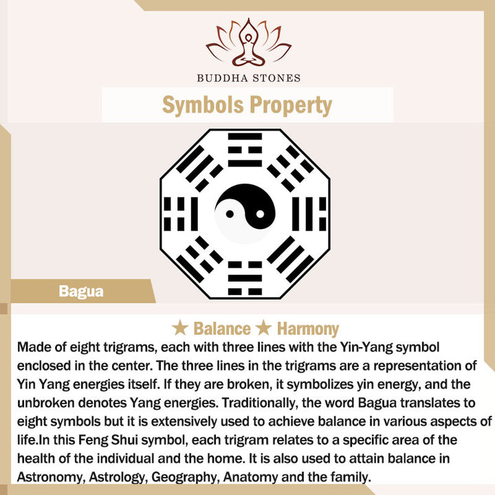 Buddha Stones Cinnabar Yin Yang Bagua Blessing Necklace Pendant - image 9