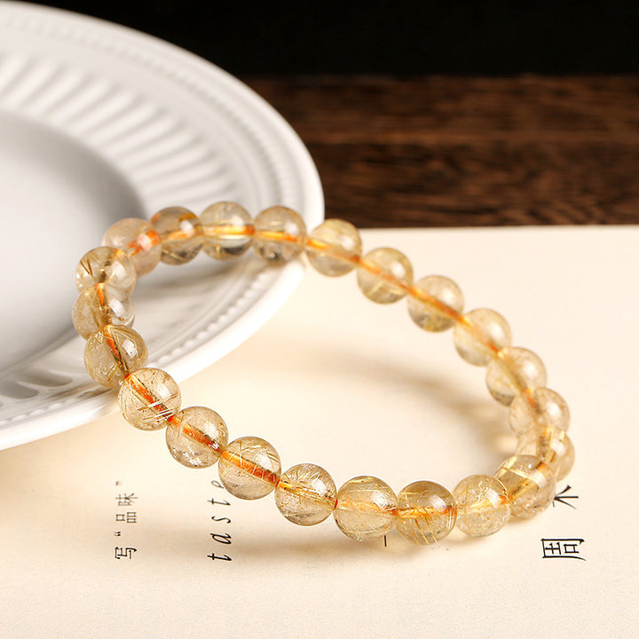 Buddha Stones Natural Citrine Blessing Protection Bracelet - image 2