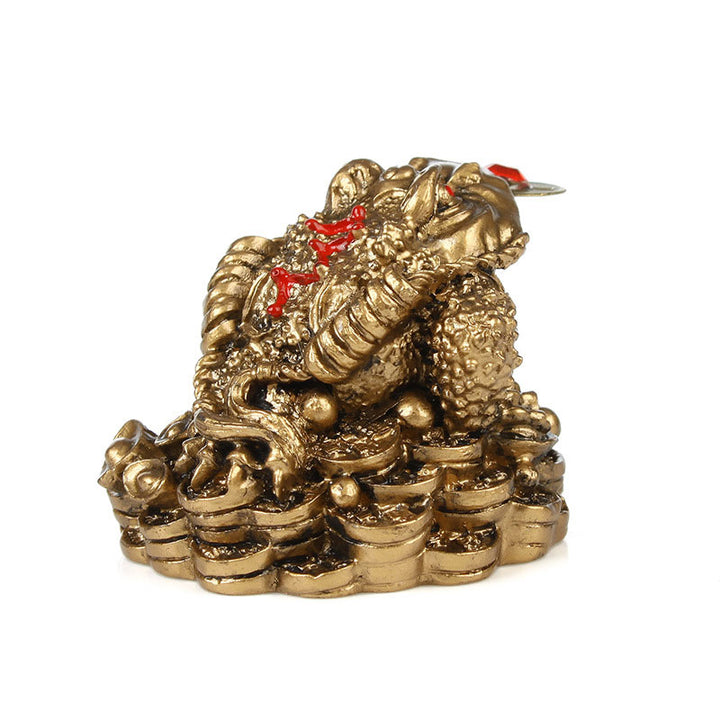 Buddha Stones FengShui Wealth Lucky Frog Decoration - image 5