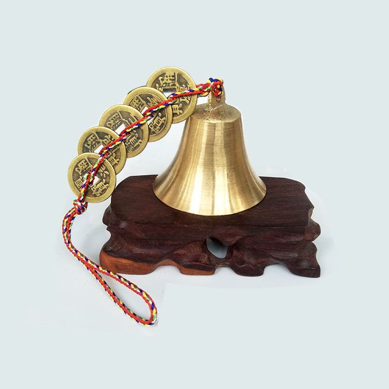 Feng Shui Bell Wealth Success Luck Decoration - image 2