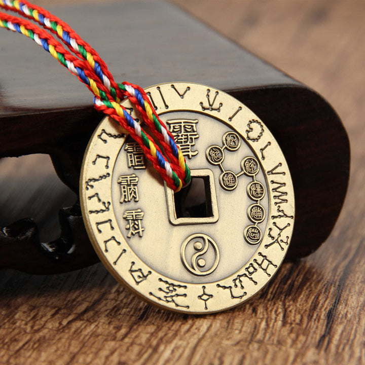 Buddha Stones Taoism Yin Yang Symbol Protection Pendant Decoration Amulet - image 2