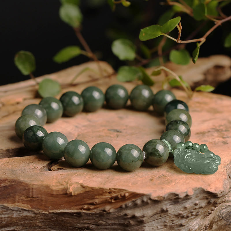 Tibetan Jade PiXiu Prosperity Bracelet - image 3