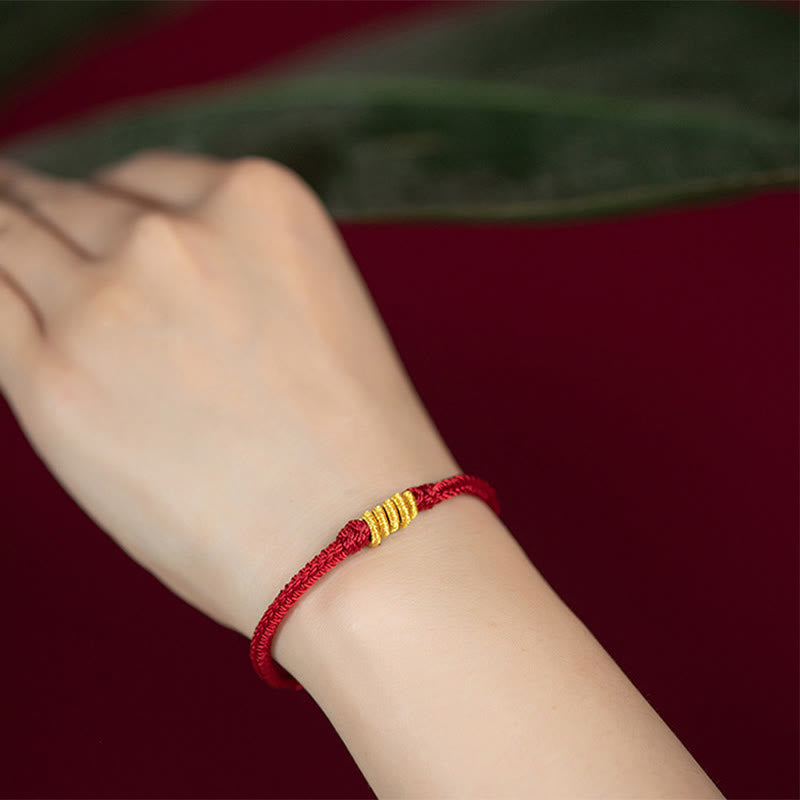 Buddha Stones Handcrafted King Kong Knot Luck Protection Braid Rope Bracelet - image 5