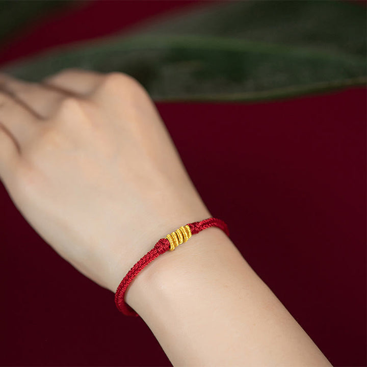 Buddha Stones Handcrafted King Kong Knot Luck Protection Braid Rope Bracelet - image 5