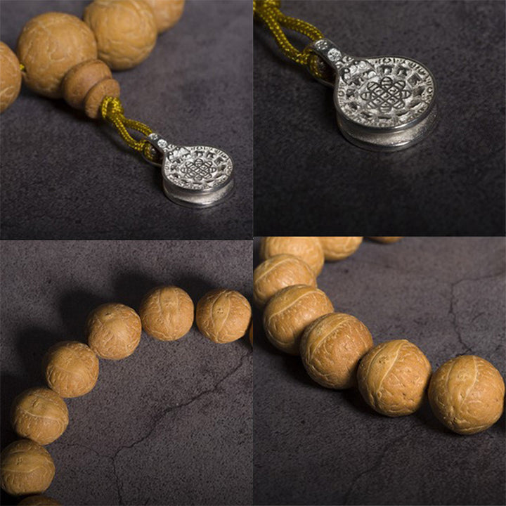 Buddha Stones Bodhi Seed Luck Auspiciousness Wrist Mala Tassel Pocket Mala - image 8