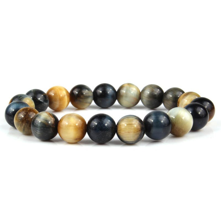 Buddha Stones  Anxiety Stress Healing Crystal Tiger Eye Bead Bracelet - image 6