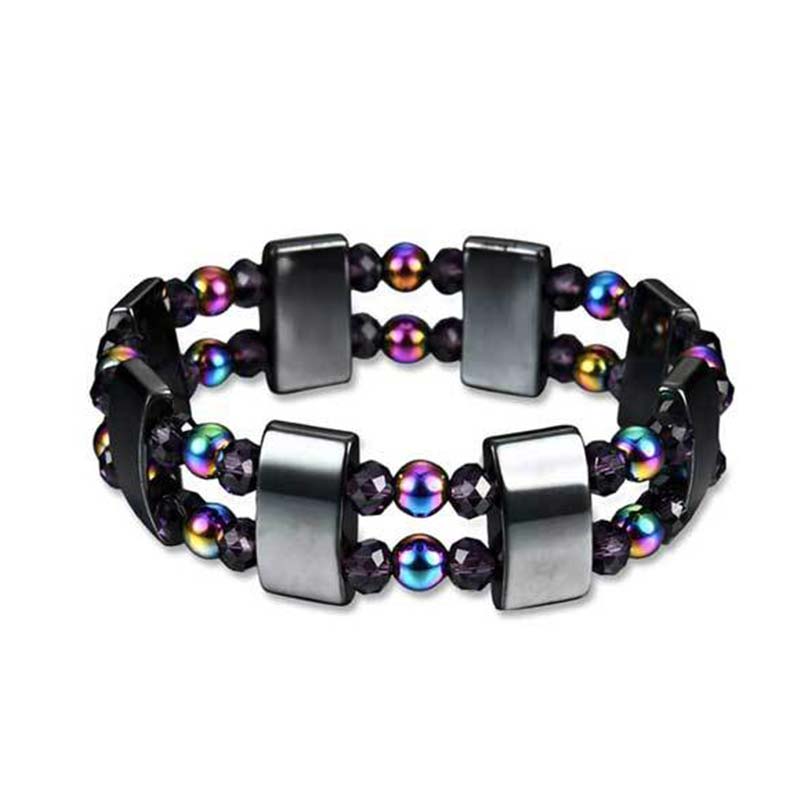 Buddha Stones Rainbow Hematite Wellness Bracelet - image 6