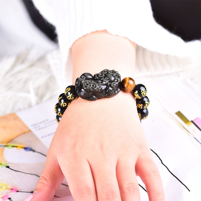 FengShui PiXiu Obsidian Wealth Bracelet - image 4