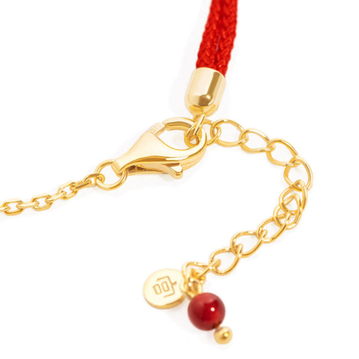 Buddha Stones Lock of Good Wishes Luck Strength Chain Bracelet - image 7