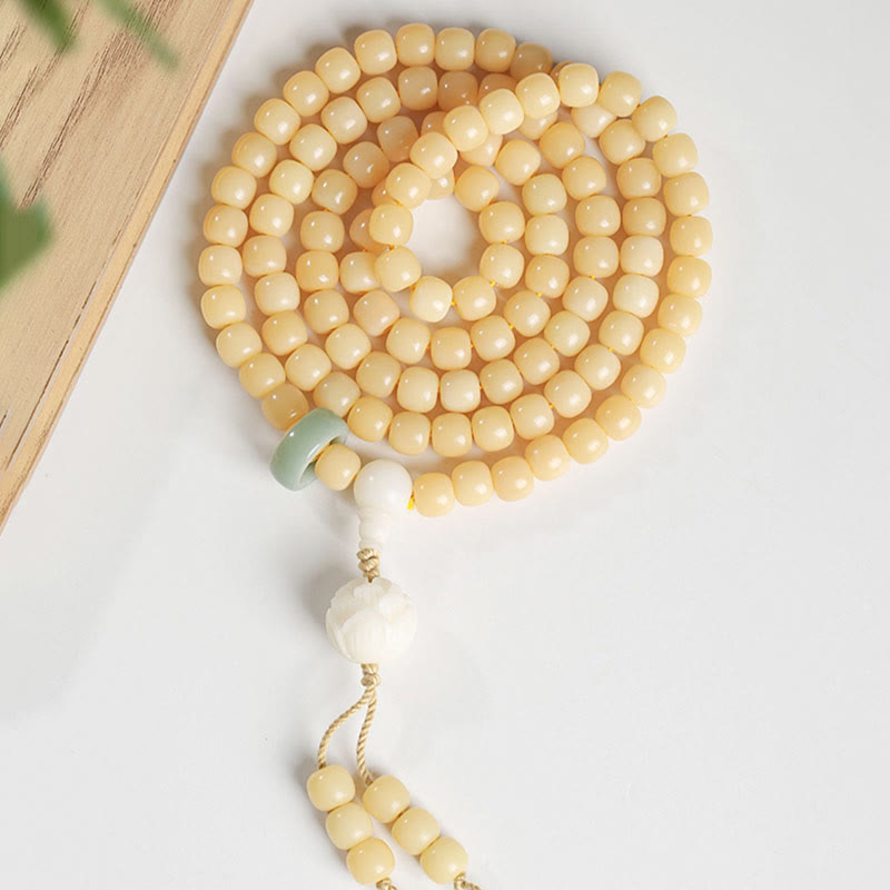 Buddha Stones Natural Bodhi Seed Lotus Dzi Bead Peace Harmony Charm Bracelet - image 10