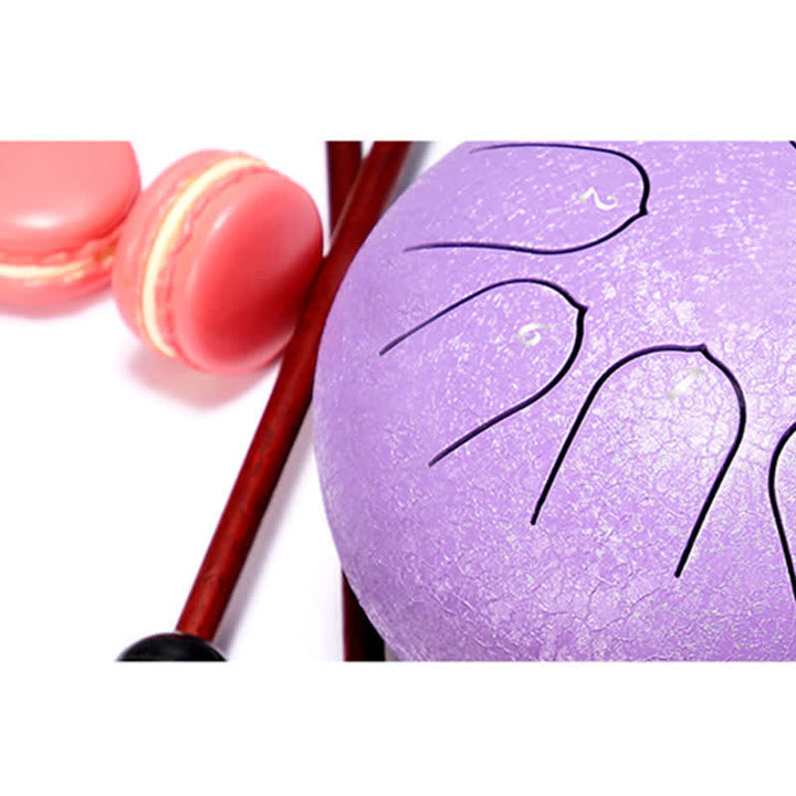 Buddha Stones Steel Tongue Drum Sound Healing Meditation Yoga Drum Kit - image 16