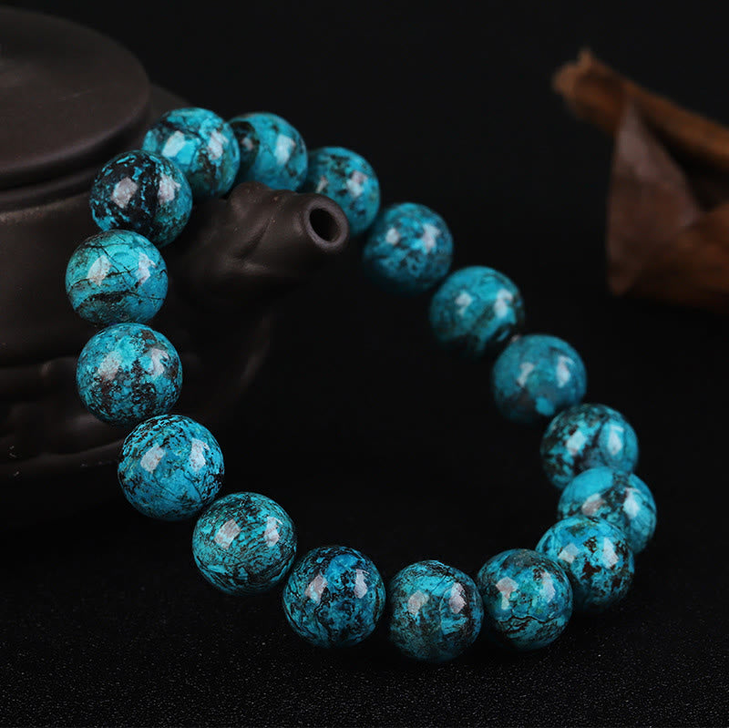 Buddha Stones Natural Phoenix Stone Strength Courage Bracelet - 12mm - image 0