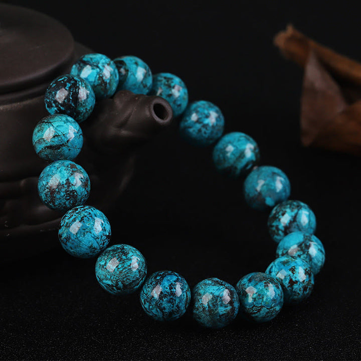Buddha Stones Natural Phoenix Stone Strength Courage Bracelet - 12mm - image 0