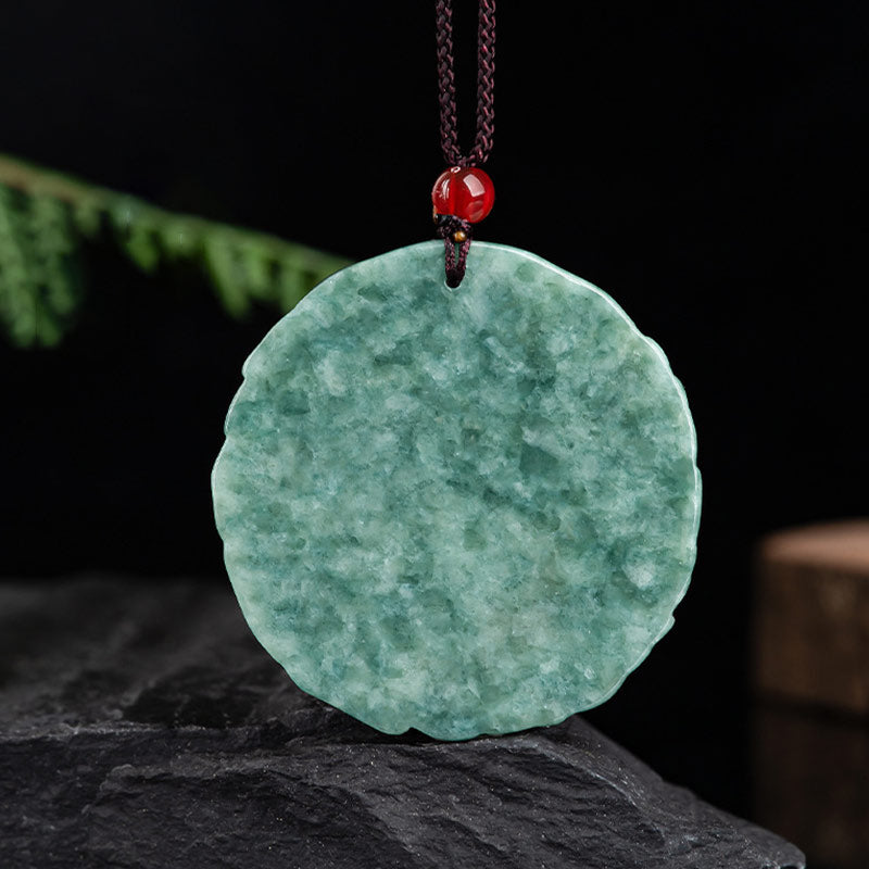 Buddha Stones Dragon Jade Yin Yang Balance Necklace String Pendant - image 5