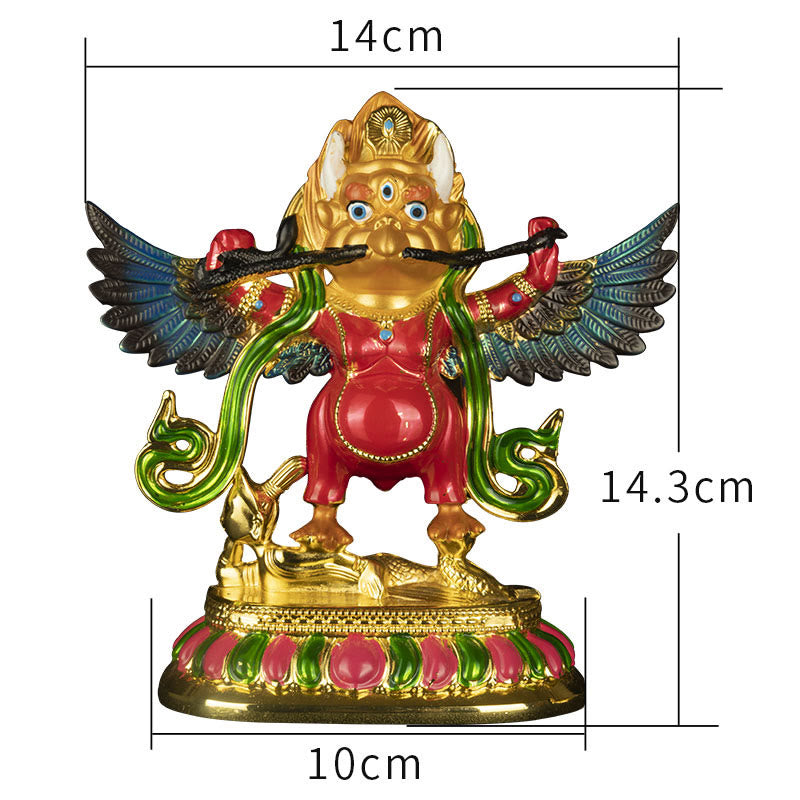 Buddha Stones Tibet Garuda Bird Alloy Keep Evil Spirits Away Home Decoration - image 7