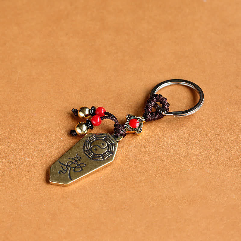 Feng Shui Bagua Yin Yang Balance Peace Keychain - image 4