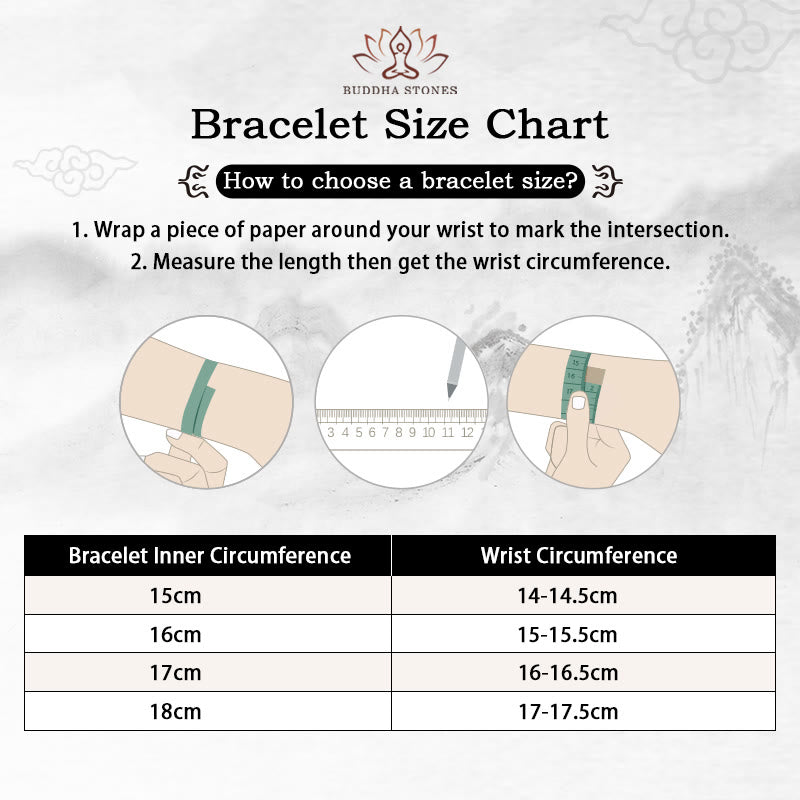 Buddha Stones Simple Design Copper Brass Bead Luck Wealth Bracelet - image 7