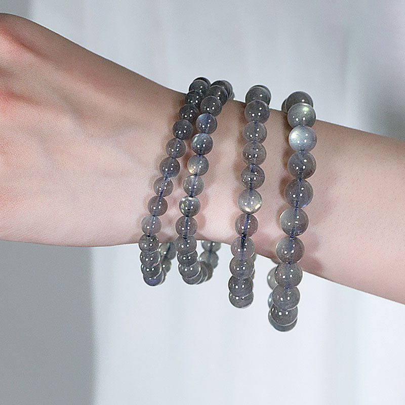 Buddha Stones Natural Moonstone Calm Positive Bracelet - image 11