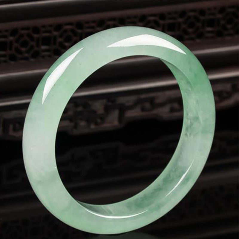 Buddha Stones Jade Protection Healing Bangle Bracelet - image 4