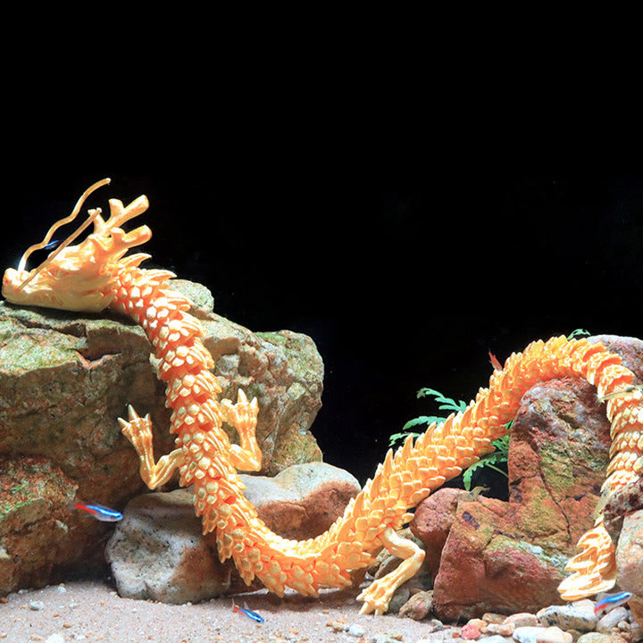 Buddha Stones Feng Shui Dragon Luminous 3D Printed Dragon Luck Success Home Decoration - image 5