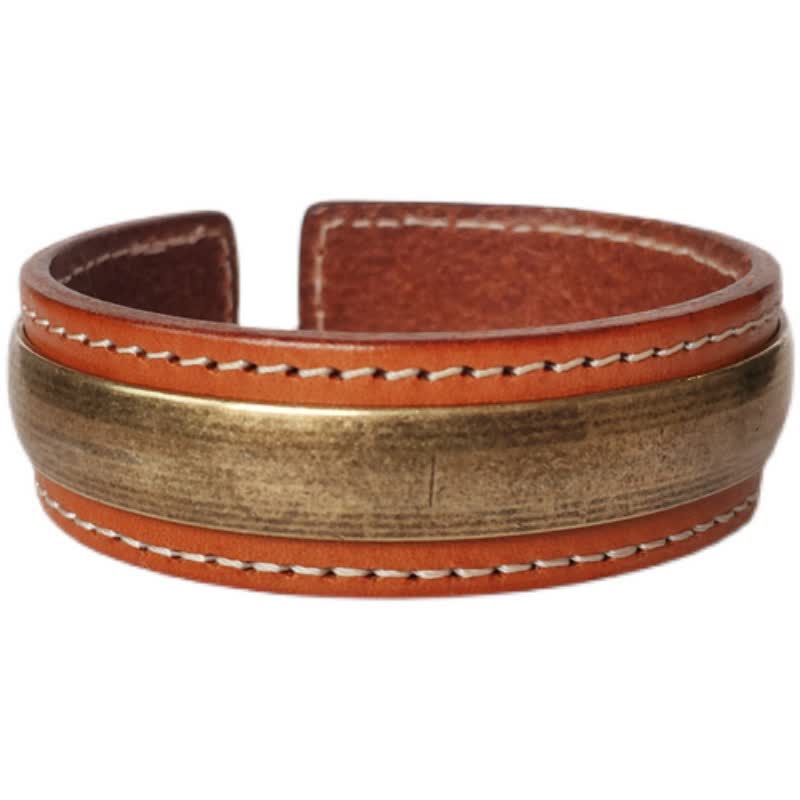 Buddha Stones 2Pcs Om Mani Padme Hum Dragon Phoenix Copper Leather Peace Cuff Bracelet Bangle - image 2