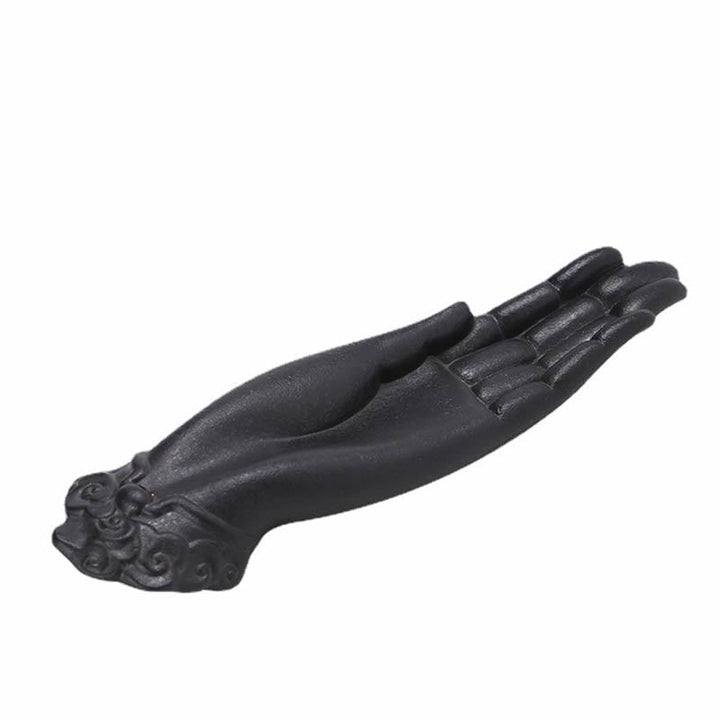 Buddha Hand Ceramic Auspicious Clouds Blessing Incense Burner - image 9