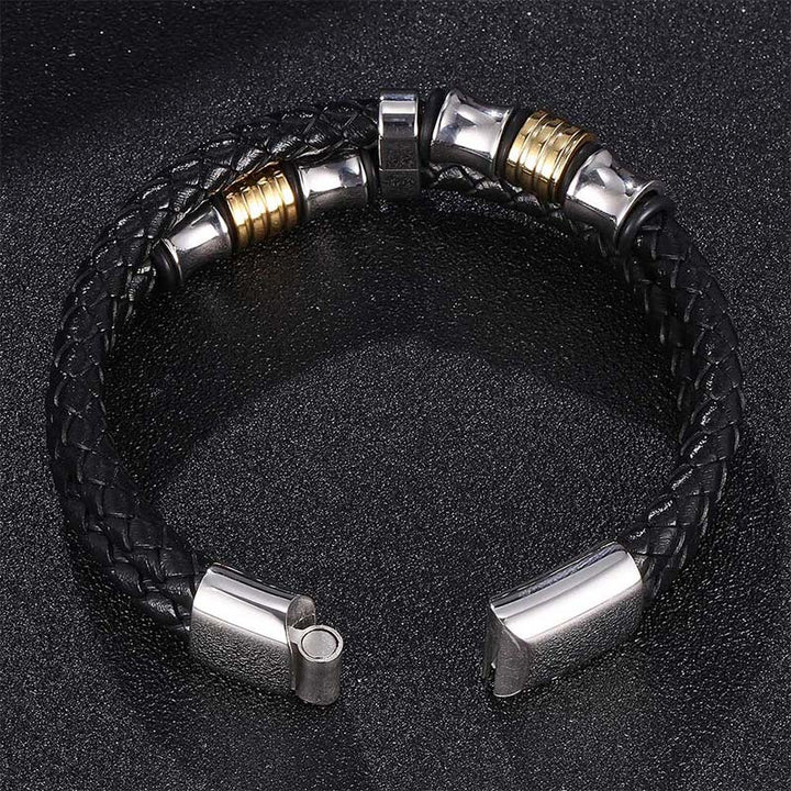 Buddha Stones Layered Leather Weave Fortune Bracelet - image 18