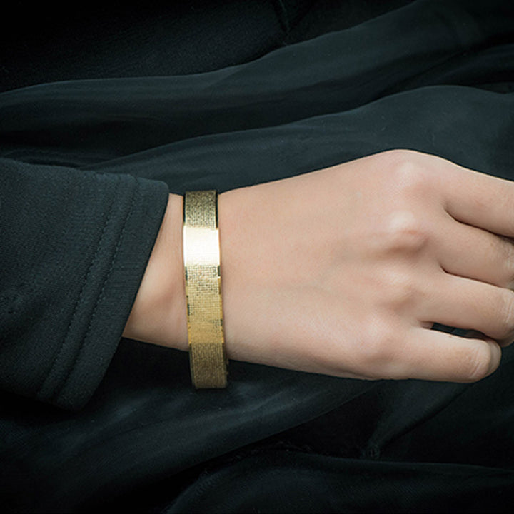 Buddha Stones Shurangama Mantra Engraving Titanium Steel Blessing Bracelet - image 3