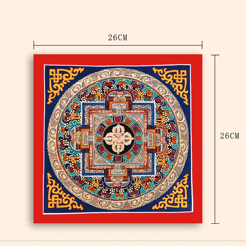 Buddha Stones Tibetan Handmade Thangka Painting Blessing Thangka Blind Box Random Color Pattern - image 21