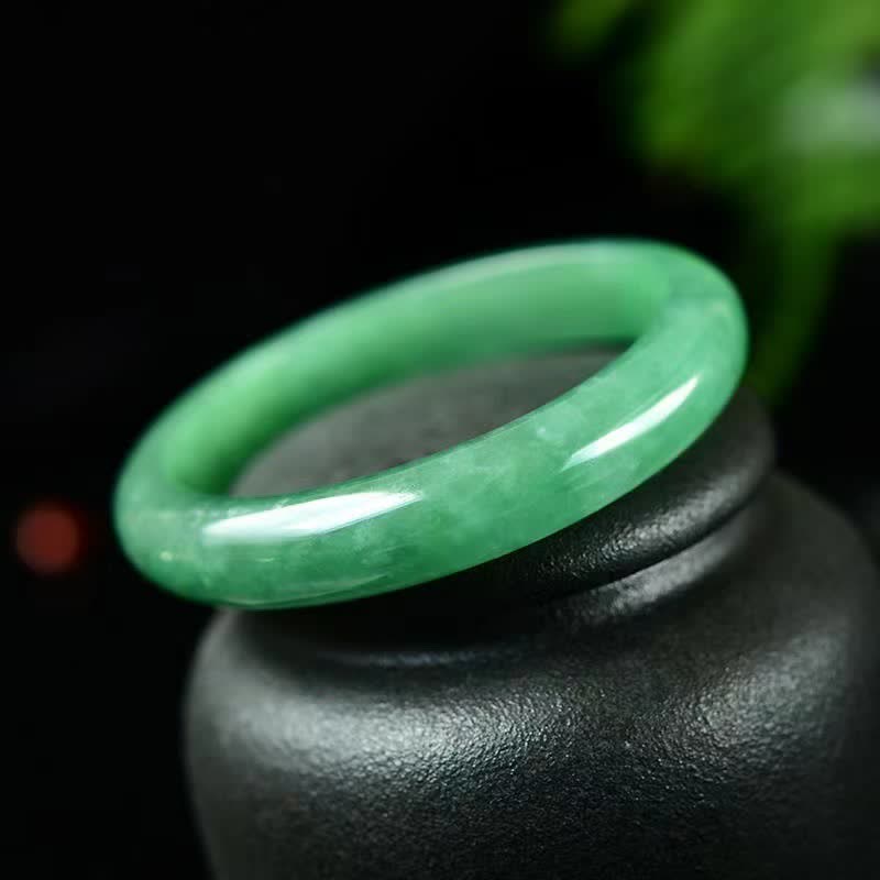 Buddha Stones Jade Healing Abundance Protection Bracelet Bangle - image 1