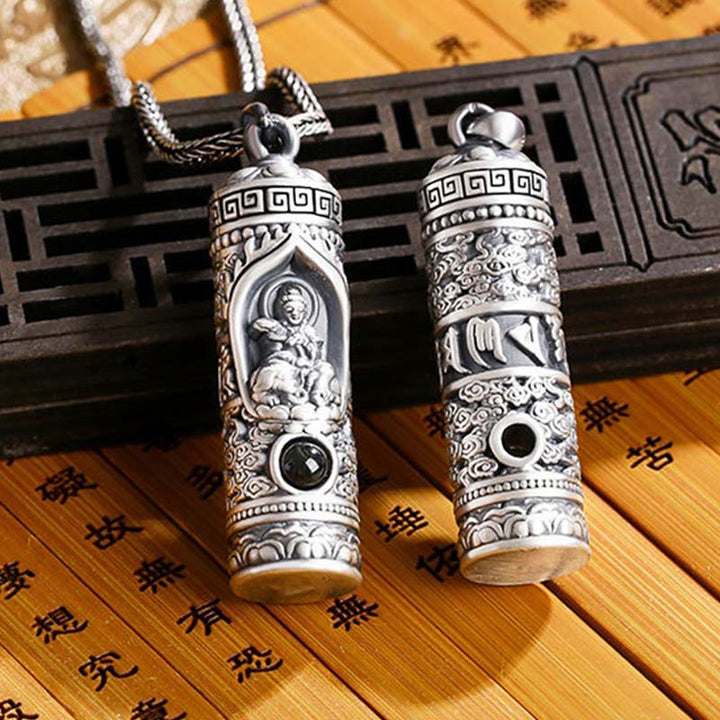 Buddha Stones Chinese Zodiac Natal Buddha Projection Prosperity Necklace Pendant - image 12