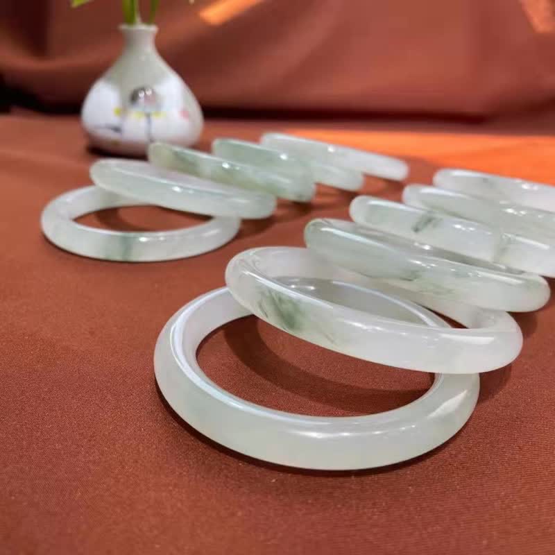 Buddha Stones Jade Abundance Luck Blessing Bracelet Bangle - image 10